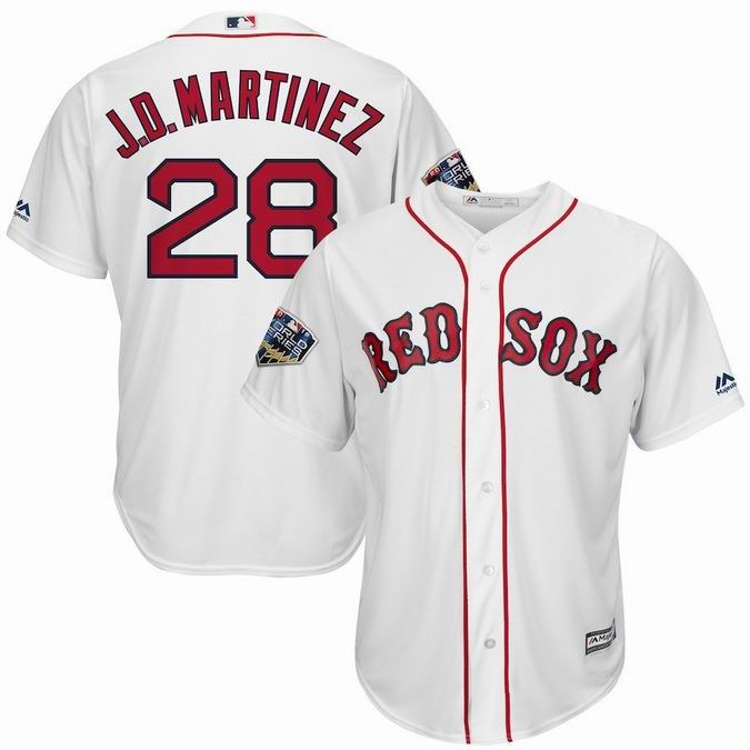 Boston Red Sox 2018 World Series Champions Cool Base Player Jerseys-015